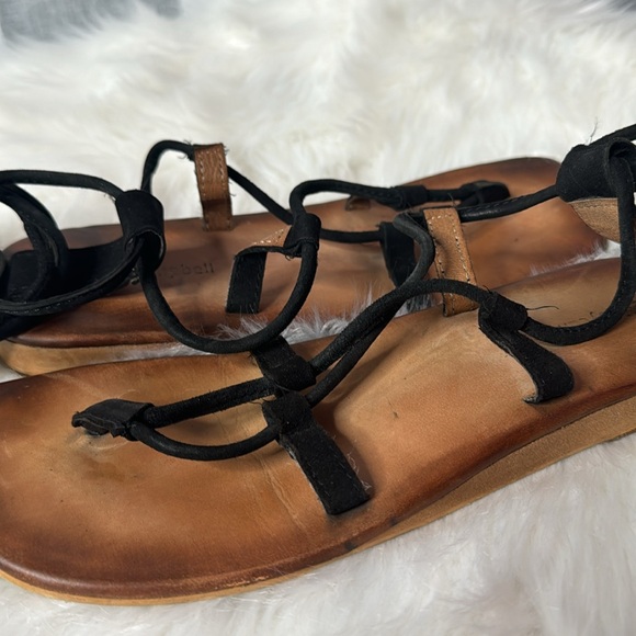 Jeffrey Campbell Wrap Leather Sandals - Picture 6 of 7